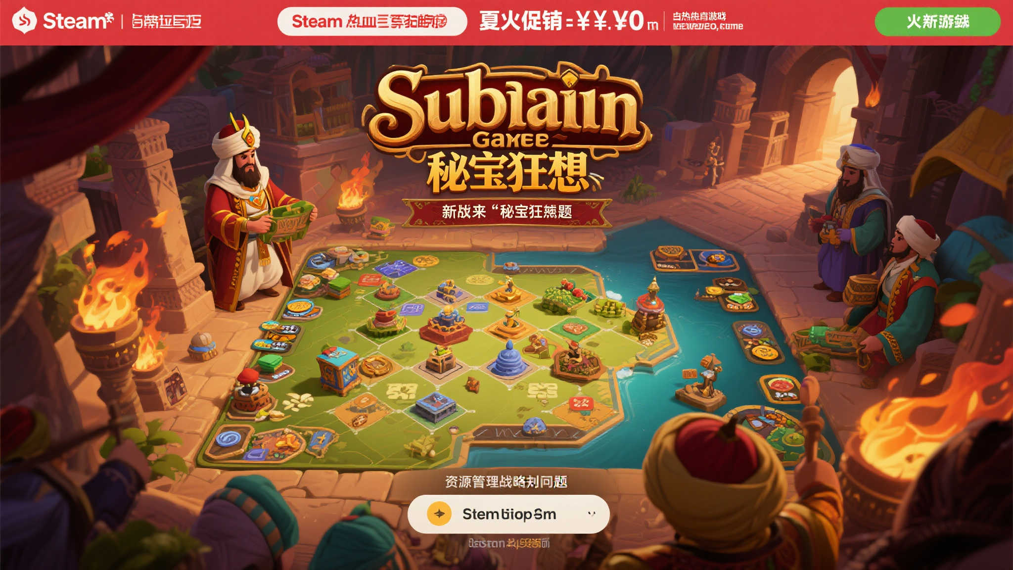 苏丹热潮再起，Steam夏季促销同步上线，全新“秘宝狂想”版本登场！