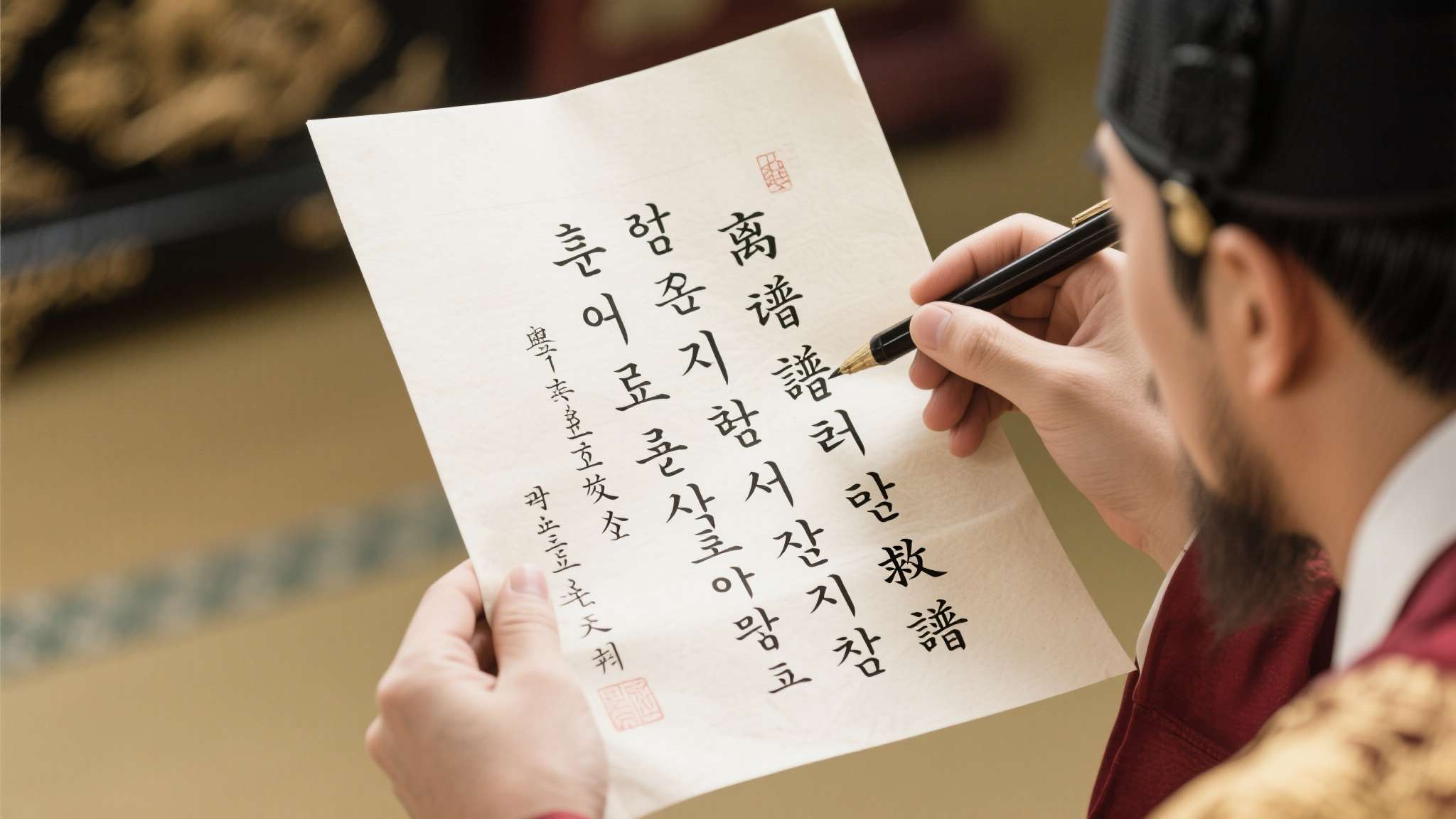 这也解释了为何高宗在书写如此重要的外交求救信时，选择了汉字而非韩文——在他那个时
